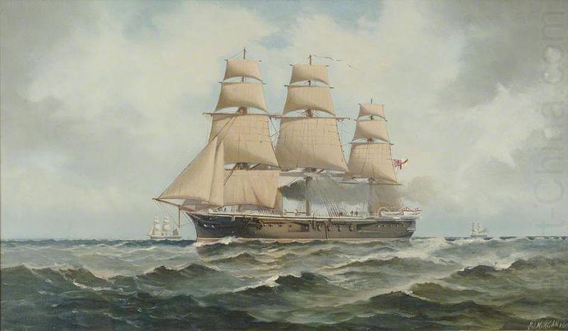 Henry J. Morgan HMS 'Penelope' china oil painting image